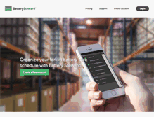 Tablet Screenshot of batterysteward.com
